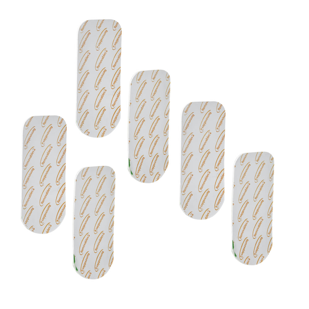 Wilko Large Removable Double Sided Tape Strips 6 Pack Wilko