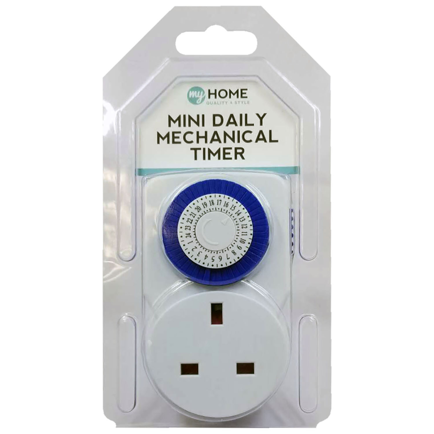 My Home Mini Daily Mechanical Timer | Wilko