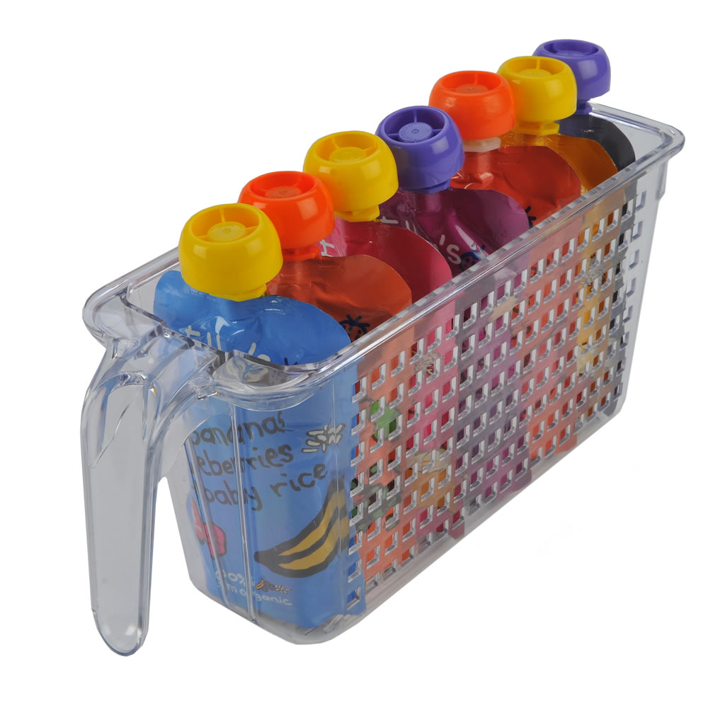 Tall Storage Basket with Handle Wilko