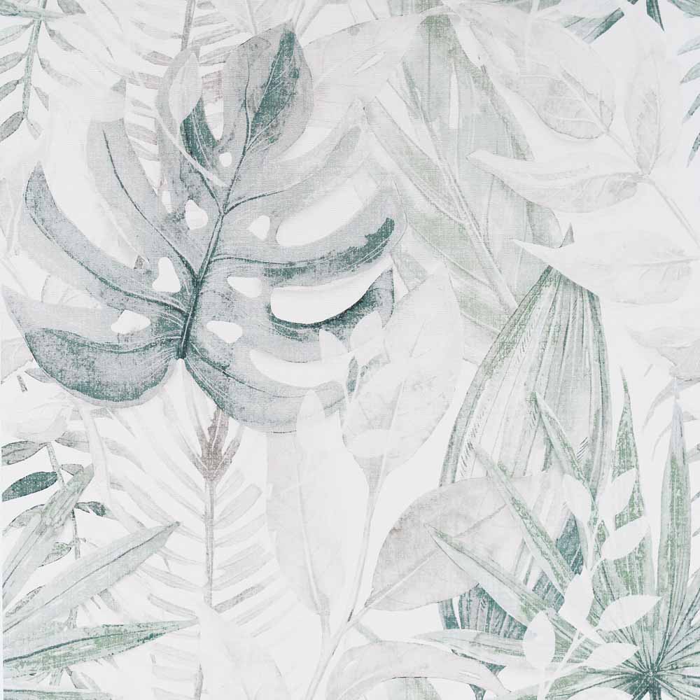 Arthouse Chalky Tropical Soft Navy Wallpaper Wilko