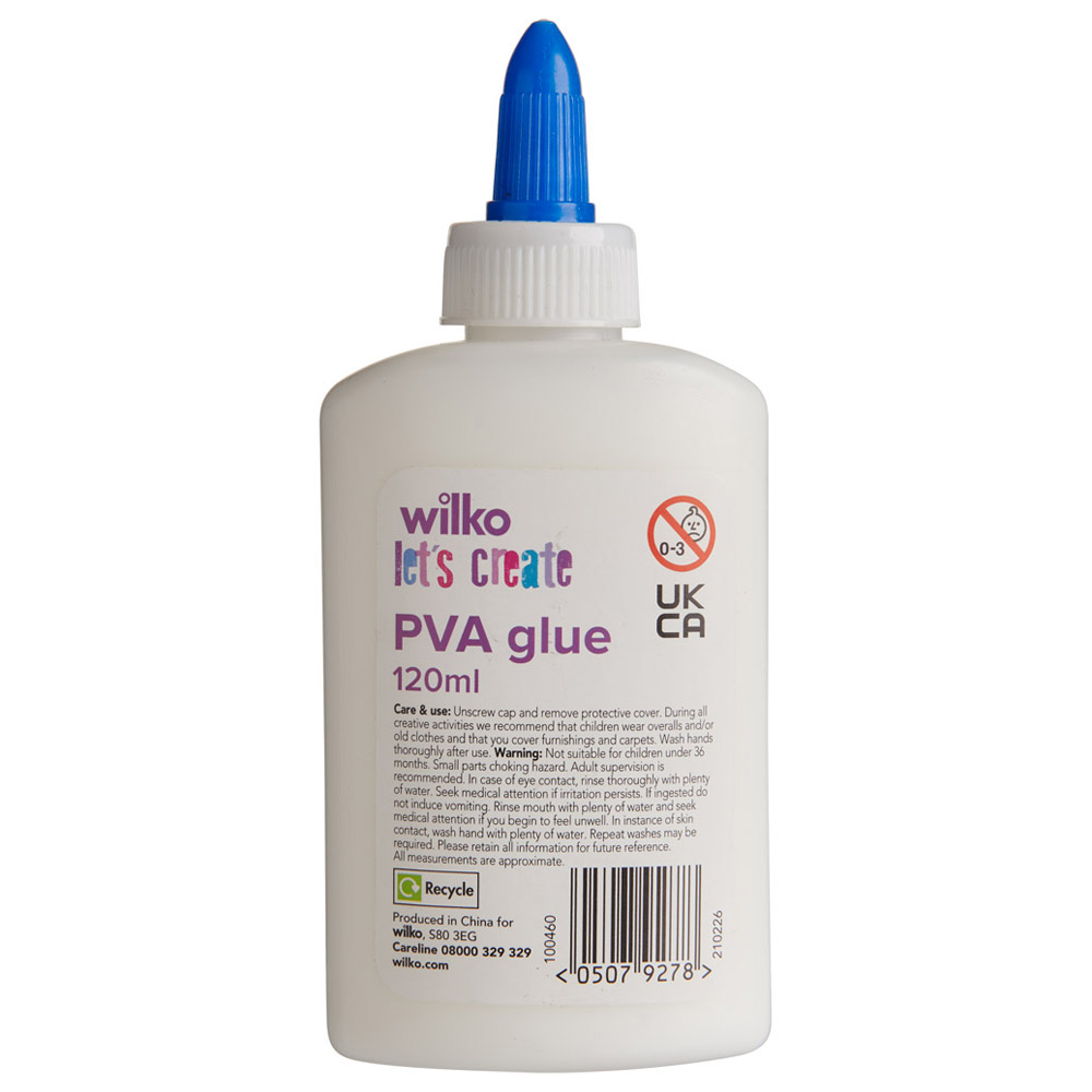 Wilko PVA Glue 120ml Wilko