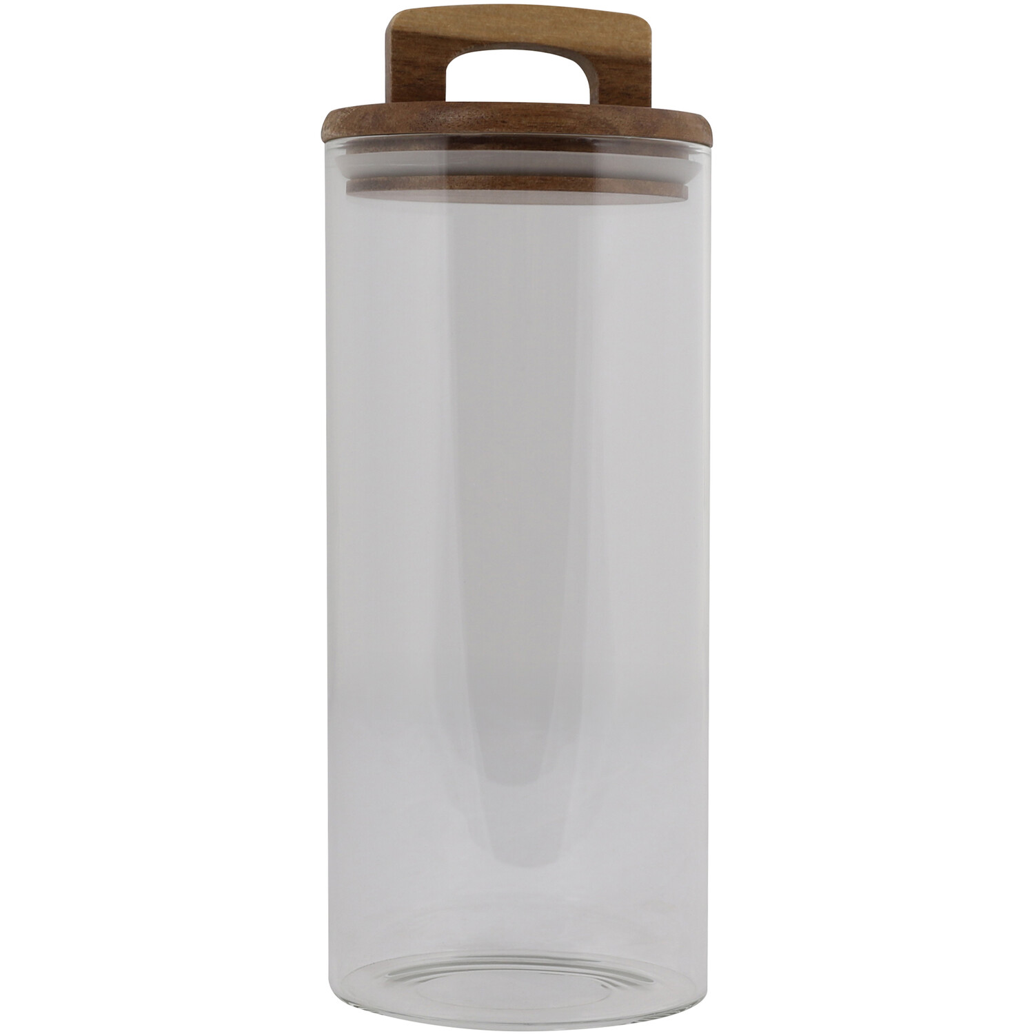 Storage Jar with Handled Lid Clear / 1.3l Wilko