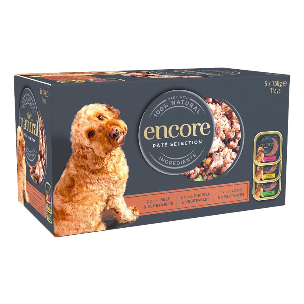 Encore Dog Pate Finest Selection 5x150g Wilko
