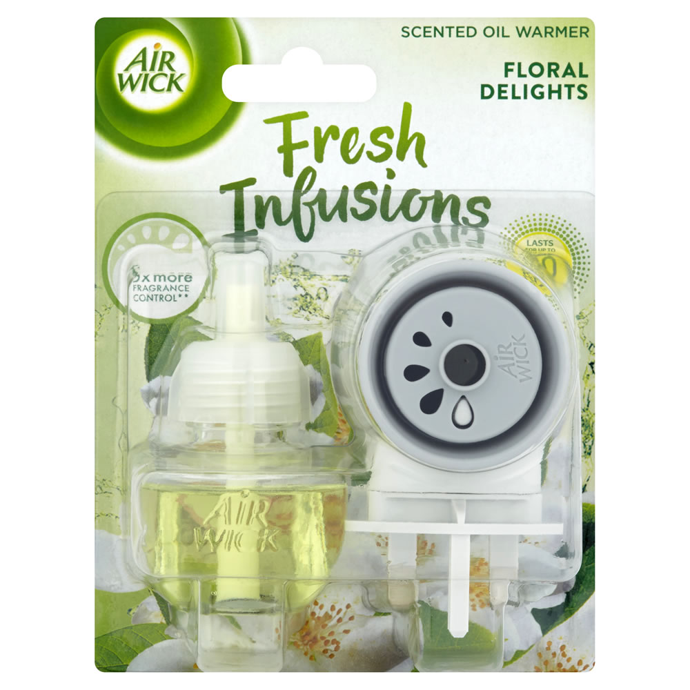 Air Wick Floral Delights Infusions Electric PlugIn Scented Oil Warmer