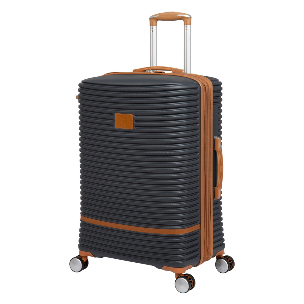 it luggage Replicating Grey 8 Wheel 71cm Hard Case Wilko