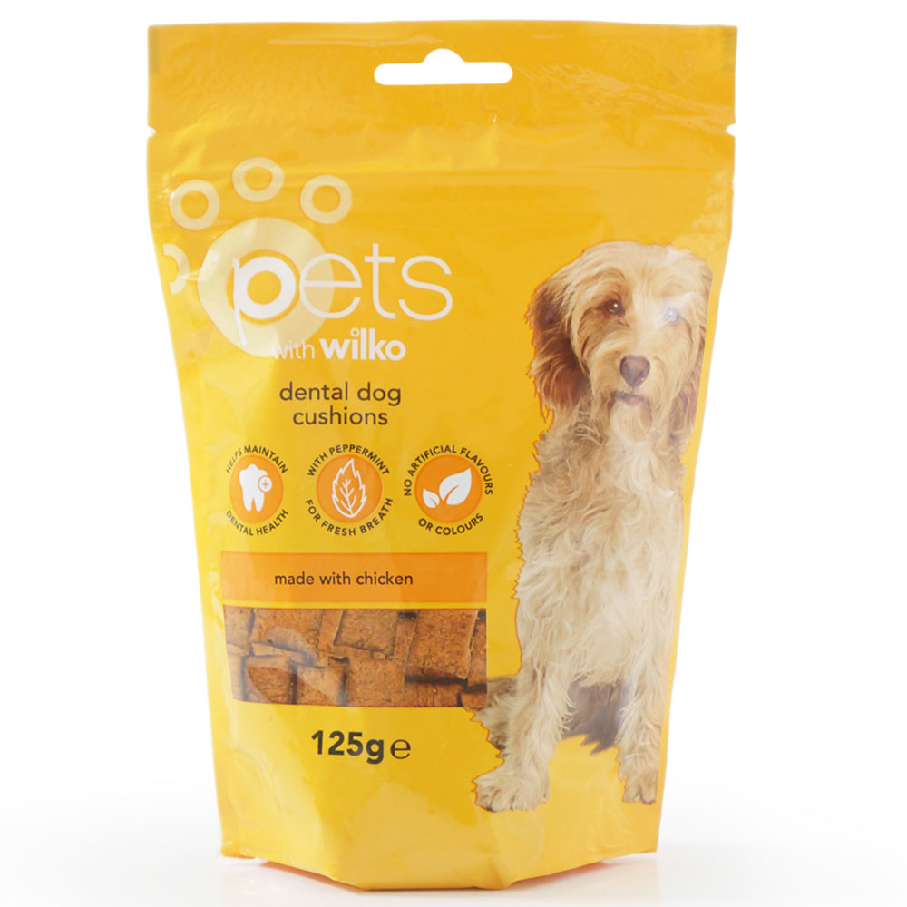 Wilko Dog Dental Cushions 125g Wilko