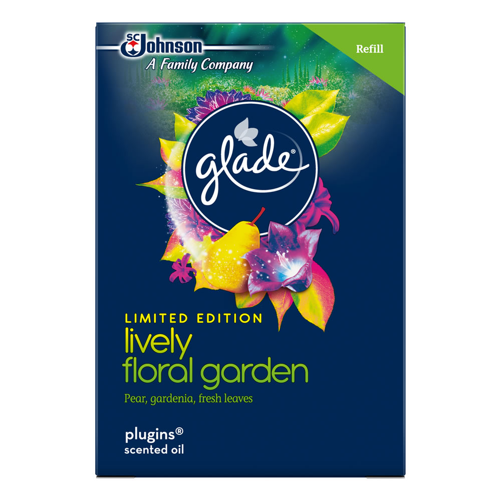 Glade PlugIn Electric Air Freshener Limited Edition Lively Floral