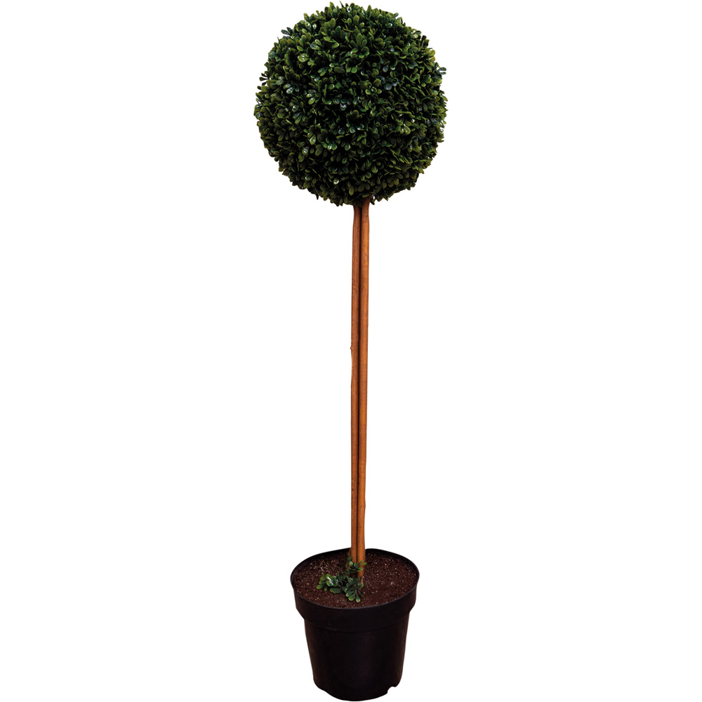 Best4 Green Artificial Topiary Ball Tree 120cm Wilko