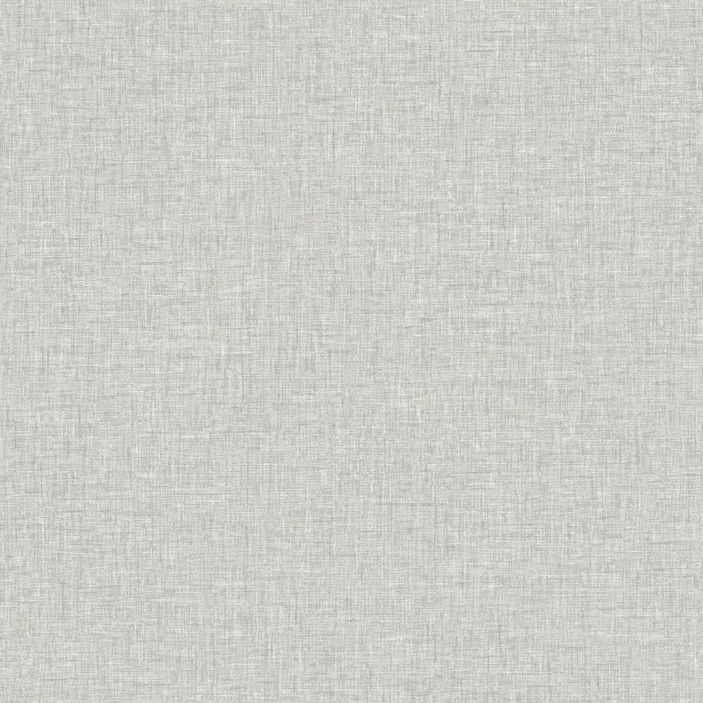 Arthouse Linen Texture Plain Wallpaper Light Grey Wilko