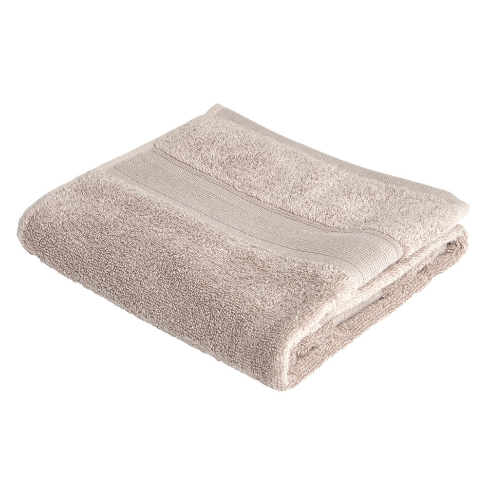 Wilko Supersoft Natural 100 Cotton Hand Towel Wilko