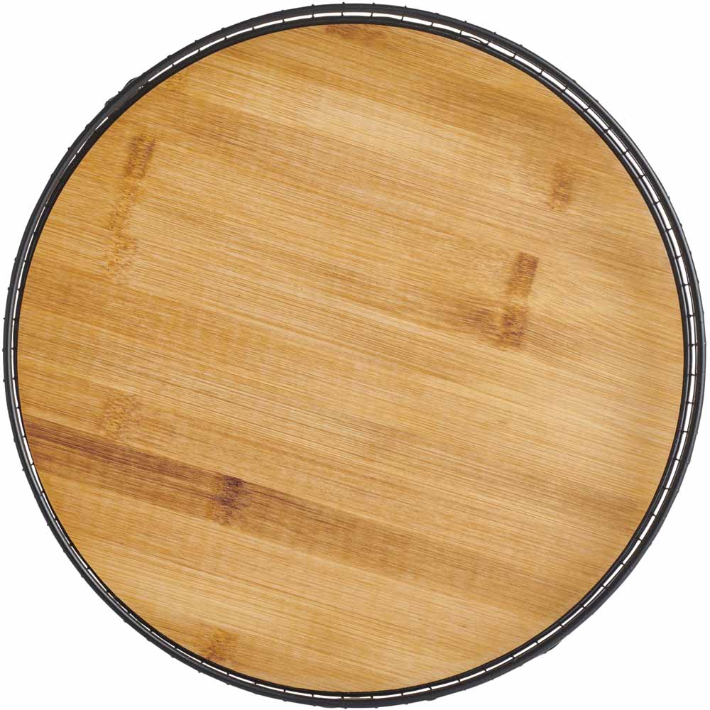 Wilko Wooden Tray With Metal Handles Wilko