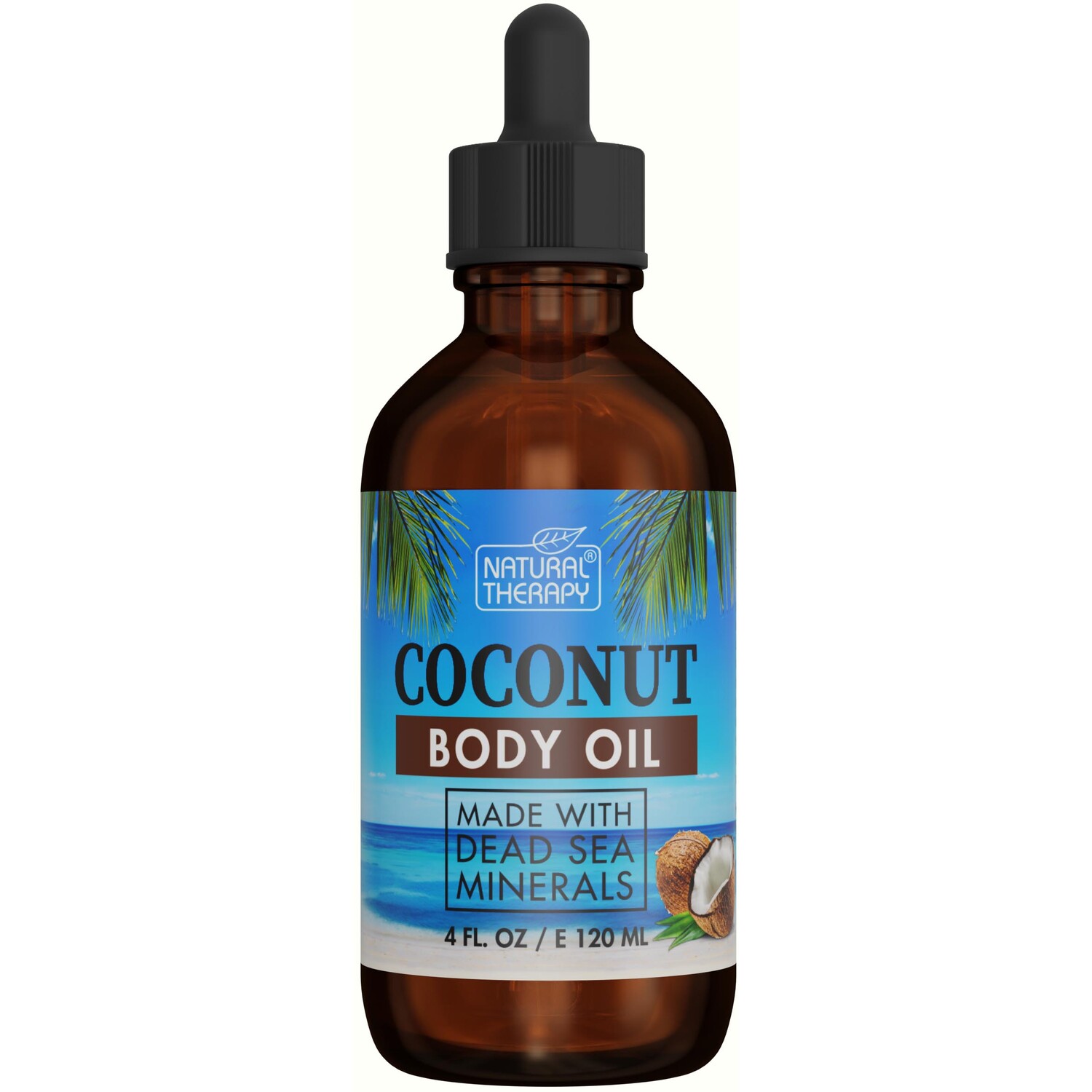 Natural Thermal Coconut Body Oil 120ml Brown Wilko