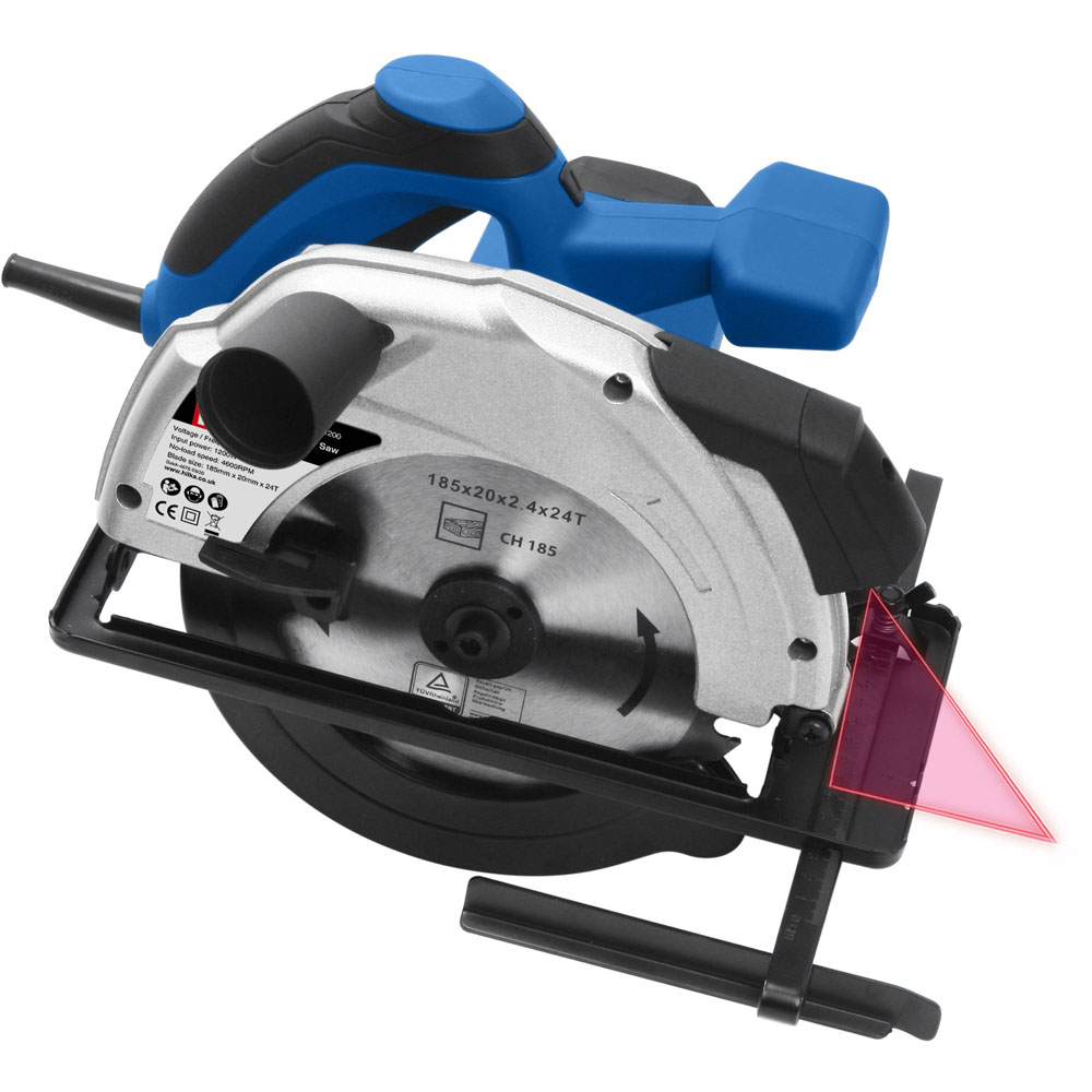 Hilka Circular Saw 185mm 1200W Wilko