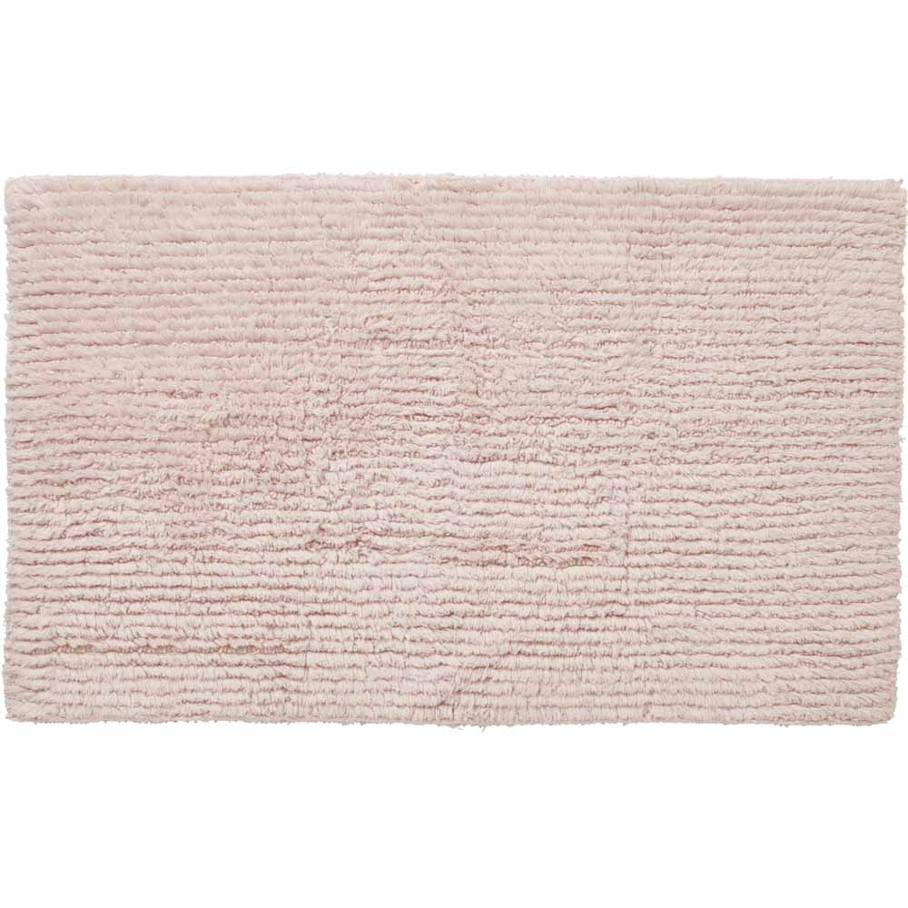 Wilko Best Pink Bath Mat 50 x 80cm Wilko