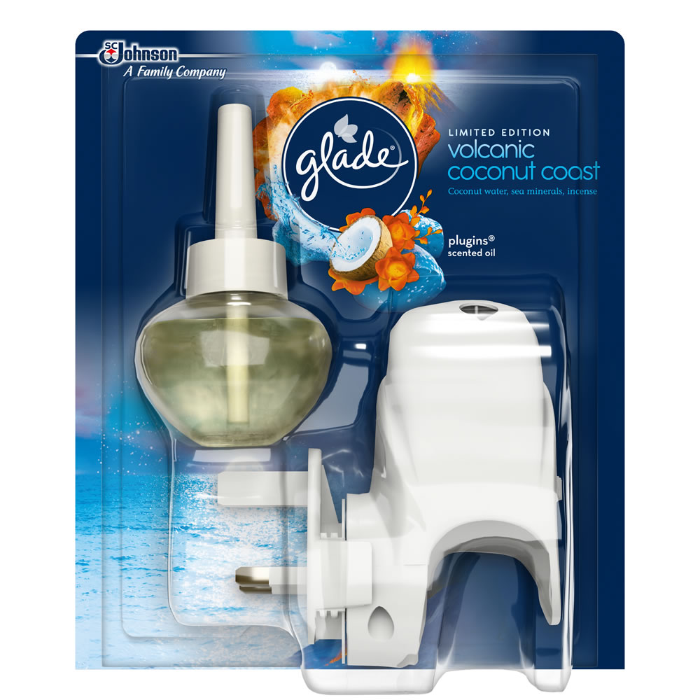 Glade Electric Plug In Limited Edition Volconic Coconut Coast Wilko