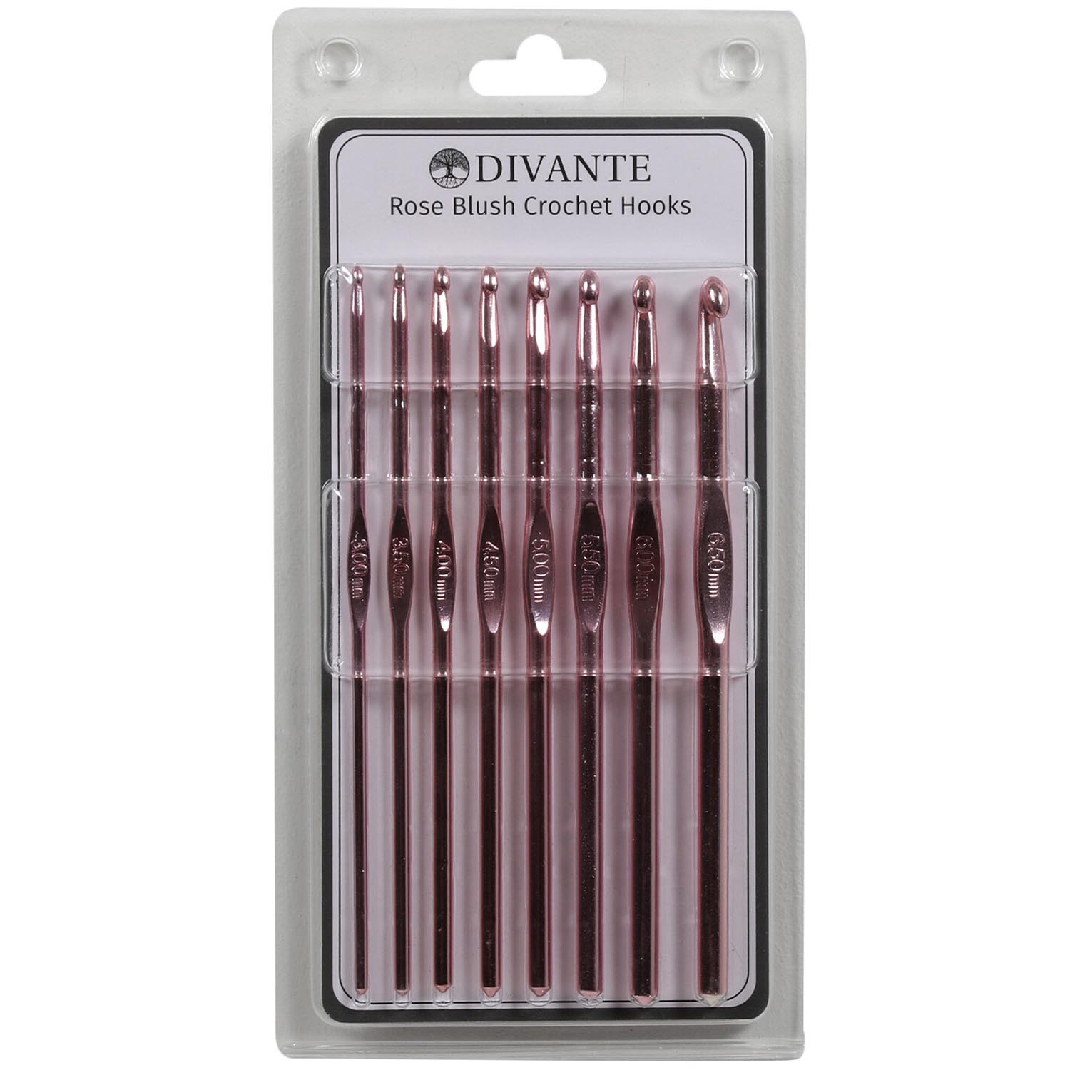 Divante Rose Blush Crochet Hooks Rose Blush Wilko