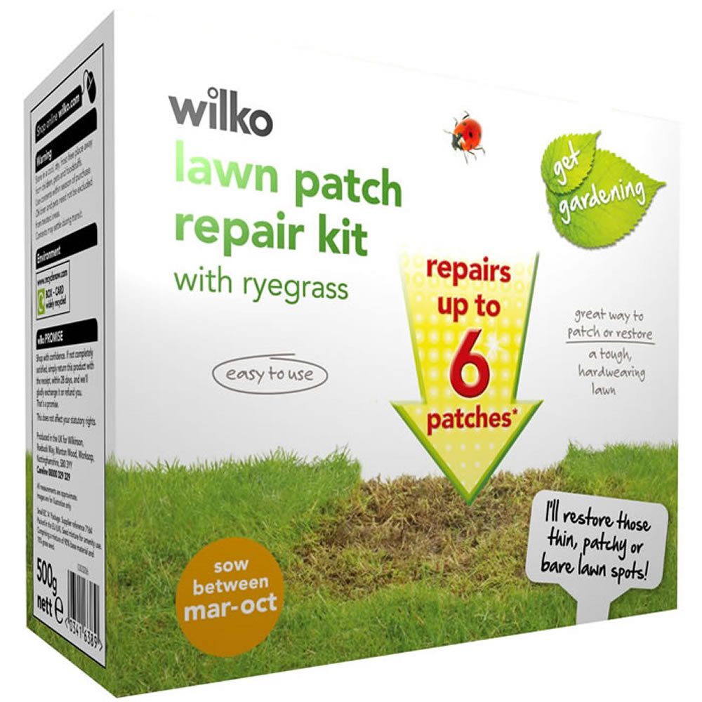 Wilko Lawn Patch Repair Kit 500g Wilko