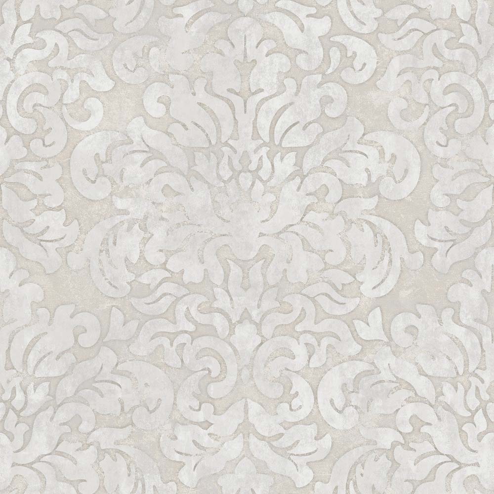 Arthouse Marinski Damask Neutral and Soft Gold Wallpaper Wilko