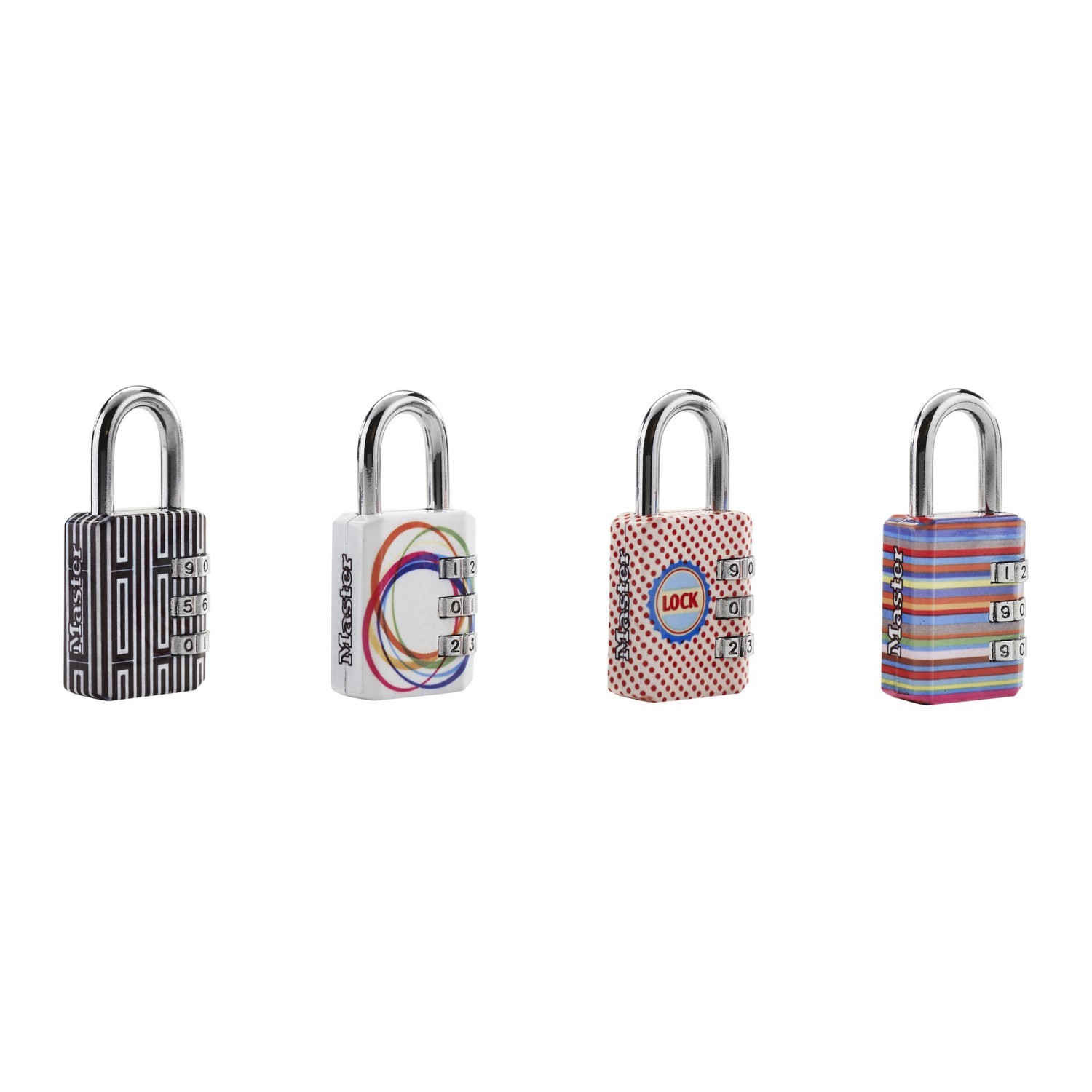 Master Lock Patterned Combination Padlock Wilko