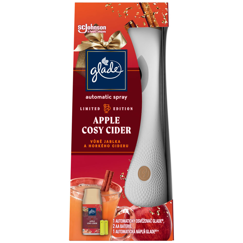 Glade Large Apple Cosy Cider Automatic Air Freshener 269ml Wilko