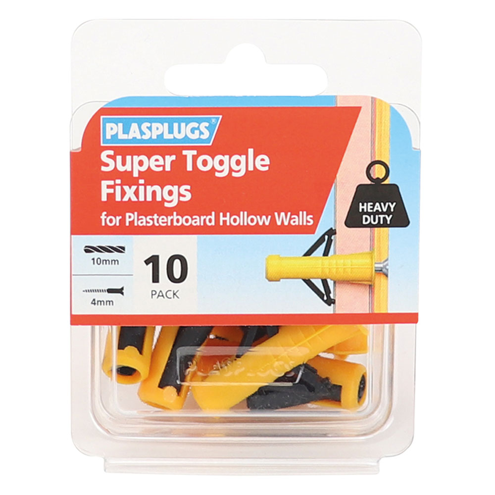 Plasplugs Super Toggle Anchors Wilko