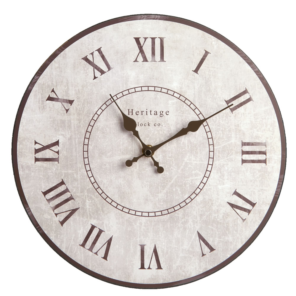 Wilko Antique Effect Wall Clock Wilko