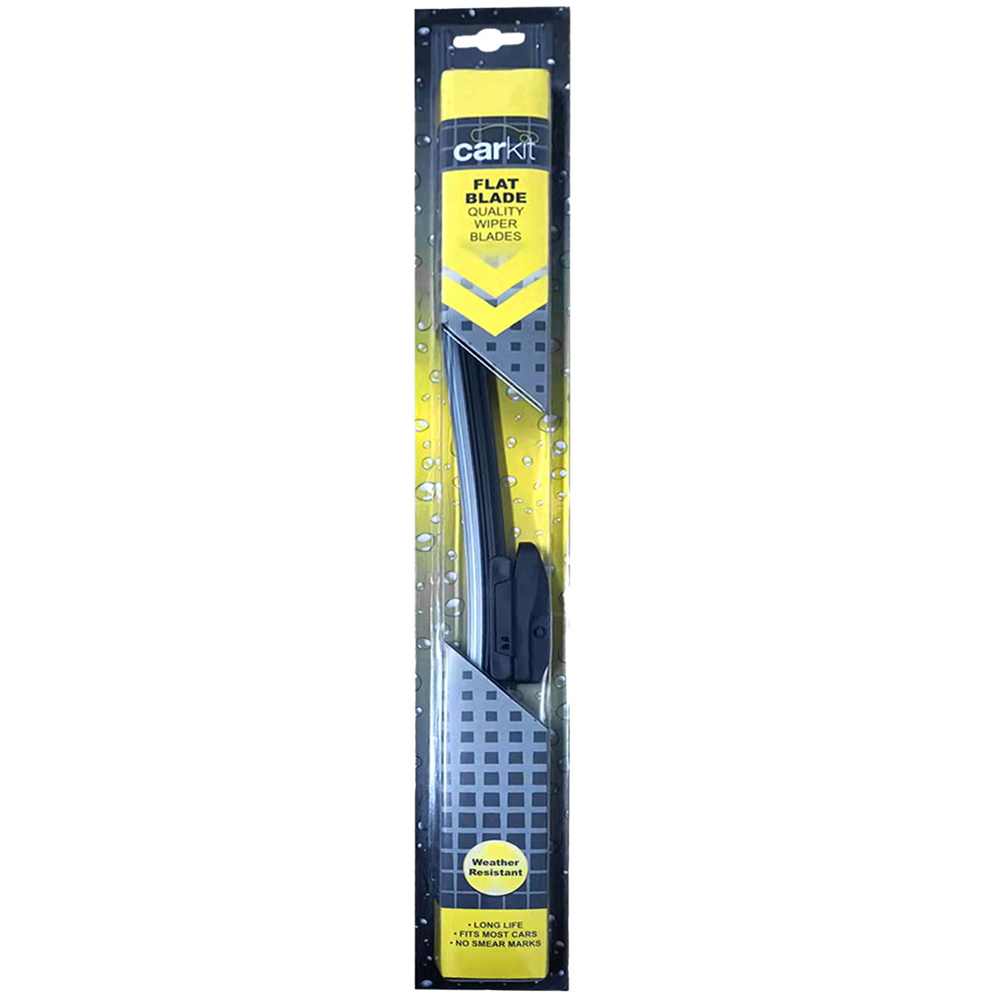 MultiFunction Flat Wiper Blade Black / 24in Wilko