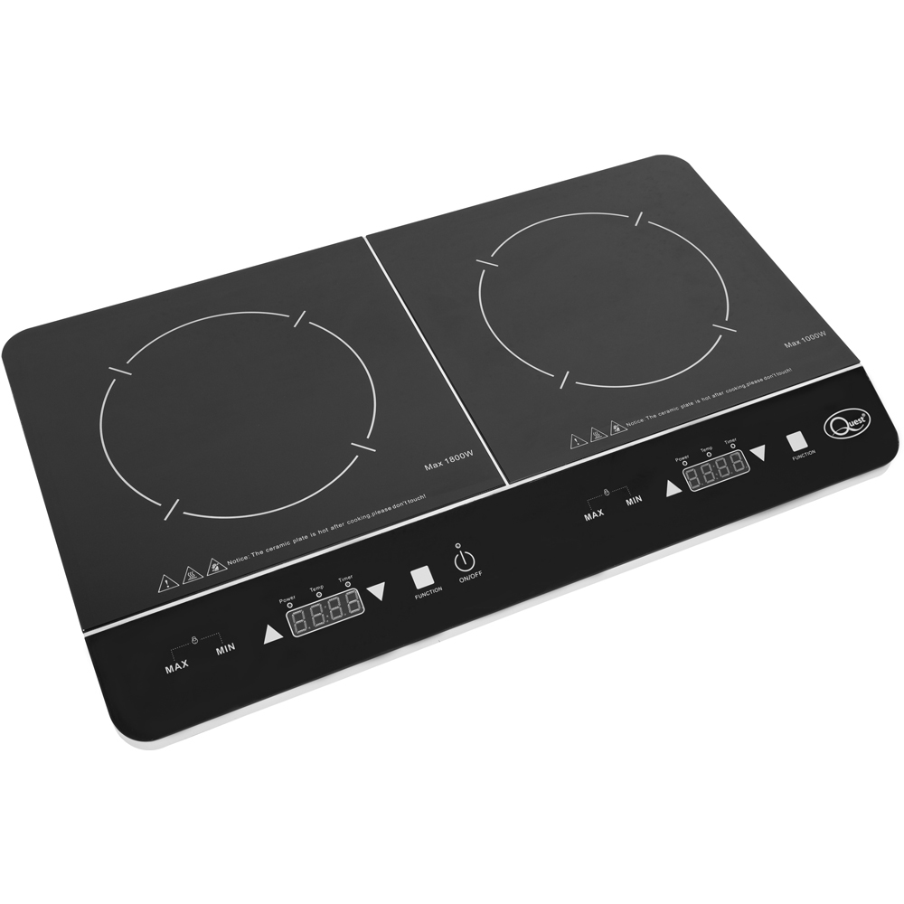 Quest Double Digital Induction Hob 2800W Wilko