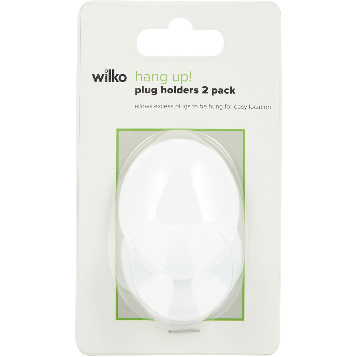 Wilko Plug Adapter Wilko Plug Holder Whi 2pk | Wilko