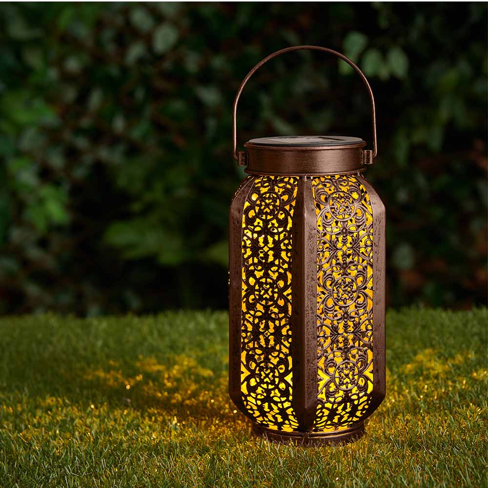 Wilko Solar Metal Lantern Wilko