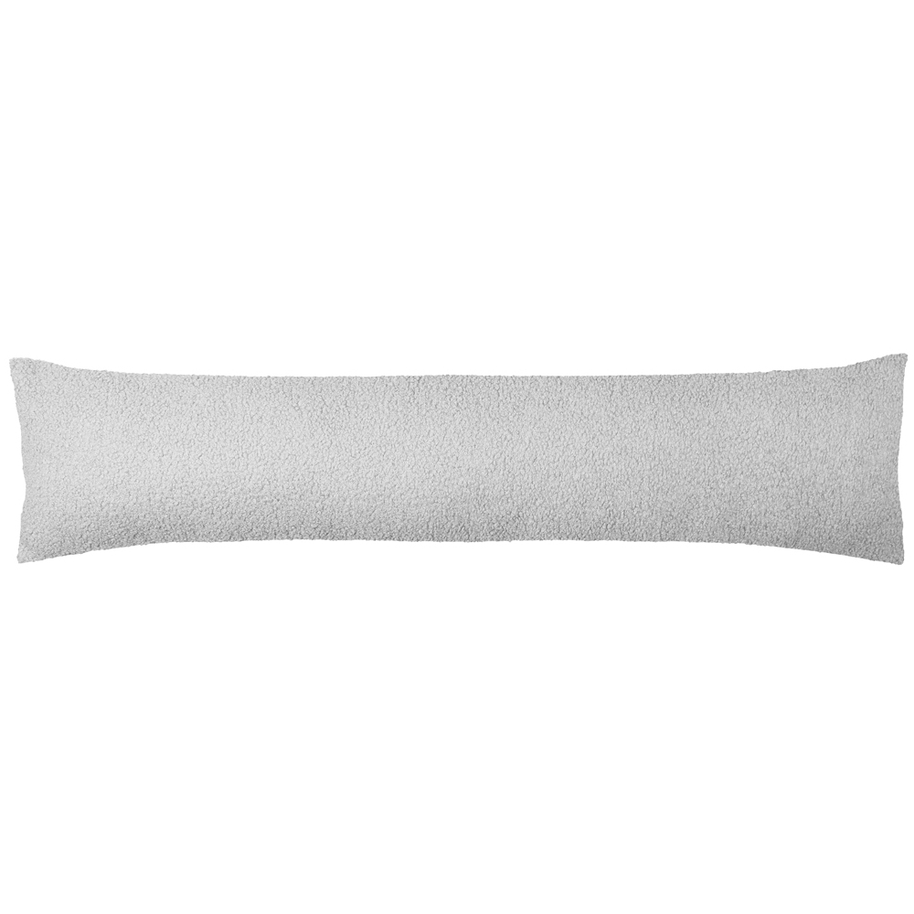 furn. Malham Dove Shearling Draught Excluder Wilko