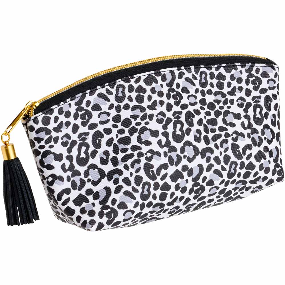 Wilko Pencil Case Leopard Print Wilko
