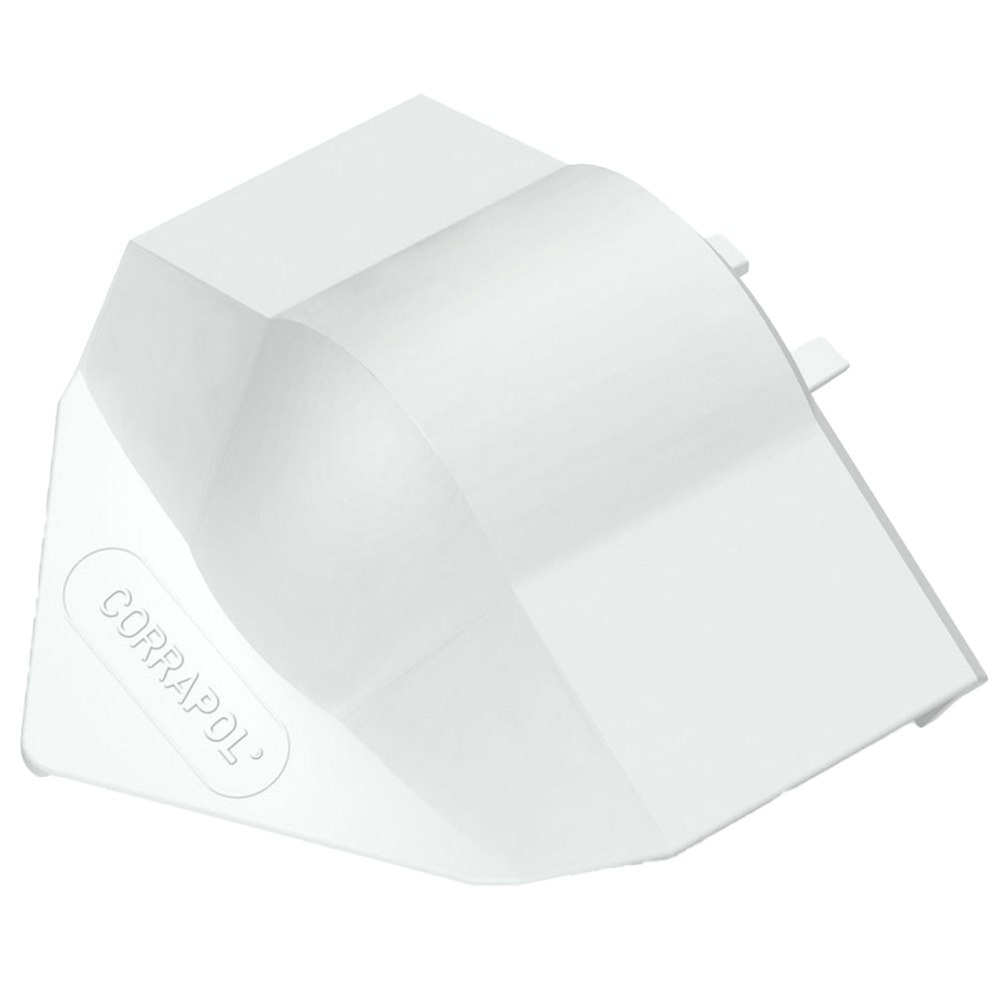 Corrapol White Super Ridge Endcap | Wilko