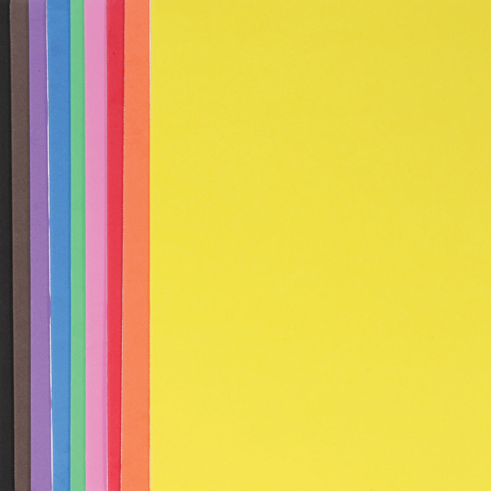 Pack of 10 Self Adhesive Funky Foam Sheets Wilko