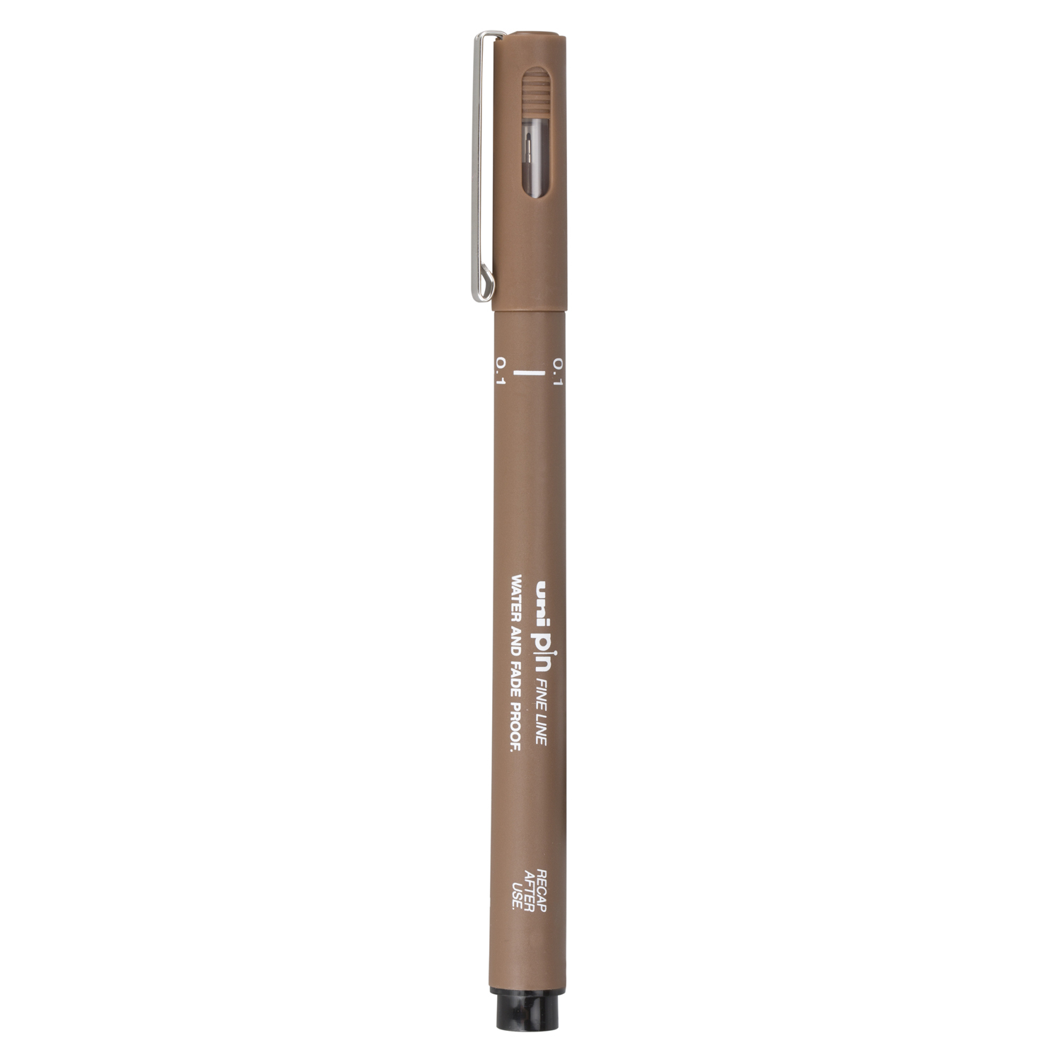 Uniball Pin Fine Liner Drawing Pen Sepia / 0.1mm Wilko