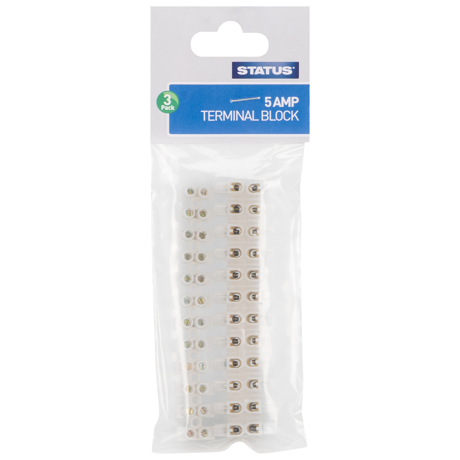 Status 5A Terminal Block 3 Pack | Wilko