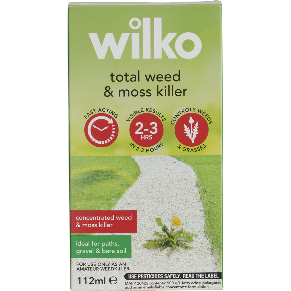 Wilko Total Weed and Moss Killer Concentrate 112ml Wilko