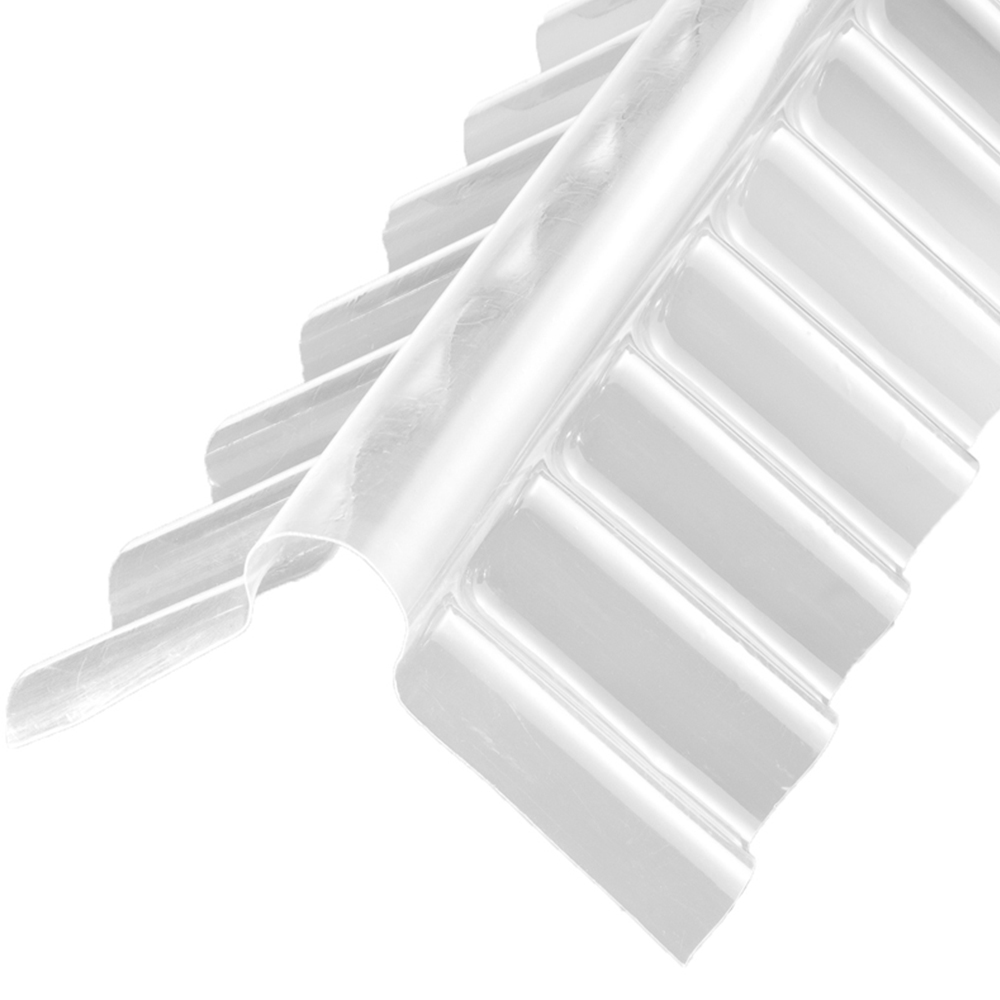 Vistalux 3 inch PVC Clear Adjustable Ridge 685mm | Wilko