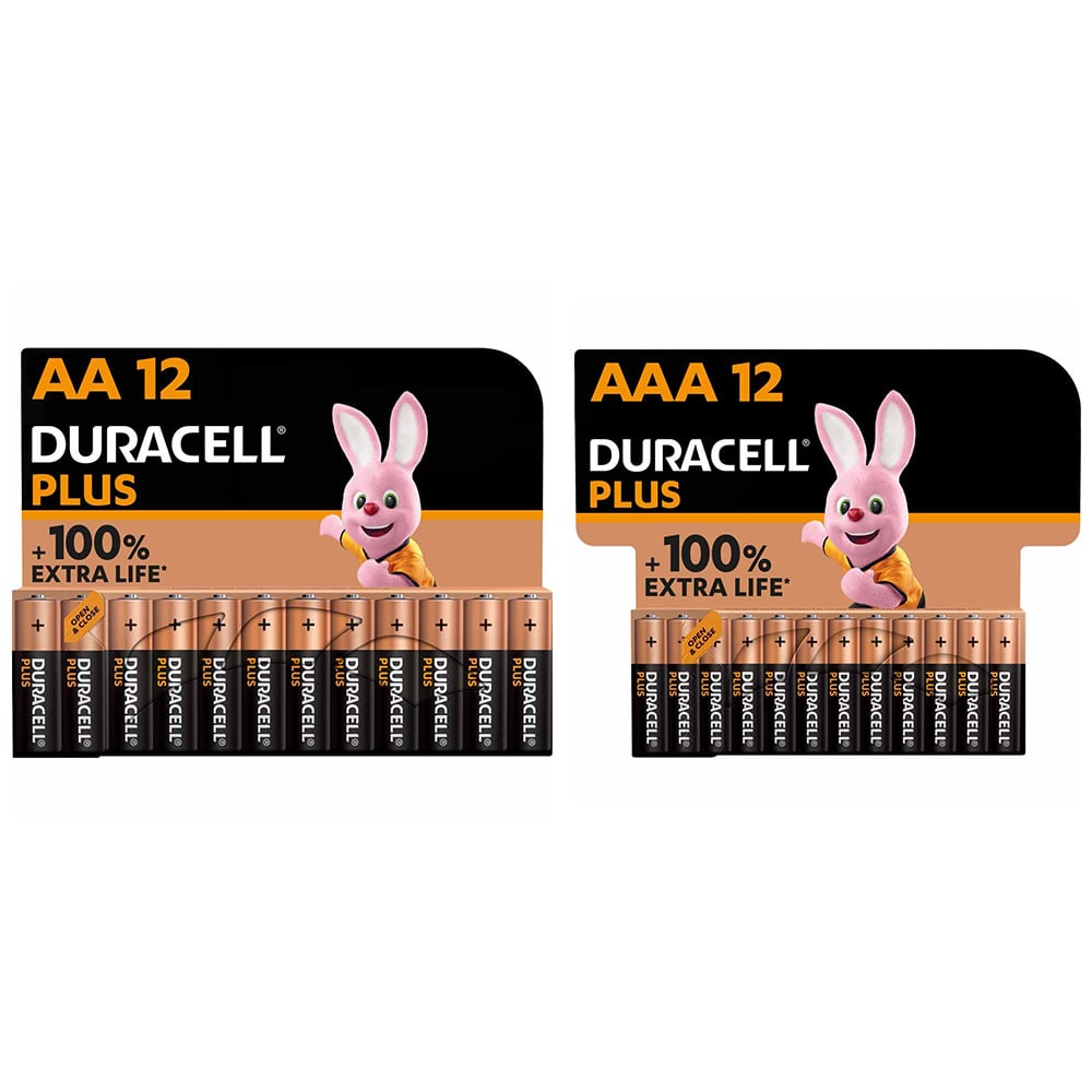 Duracell Plus 24 Battery Bundle Wilko