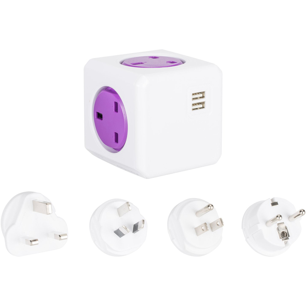 Powercube Dual USB Travel Plug Wilko