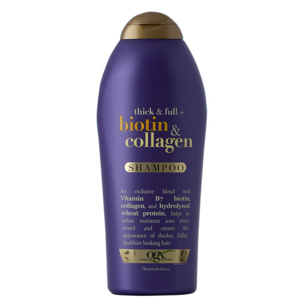 OGX Thick & Full Biotin & Collagen Shampoo 385ml Wilko