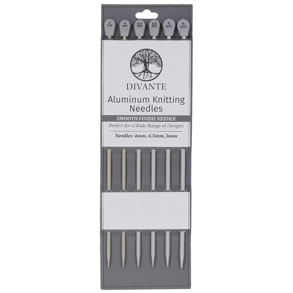 Divante Knitting Needles Aluminum Set Wilko