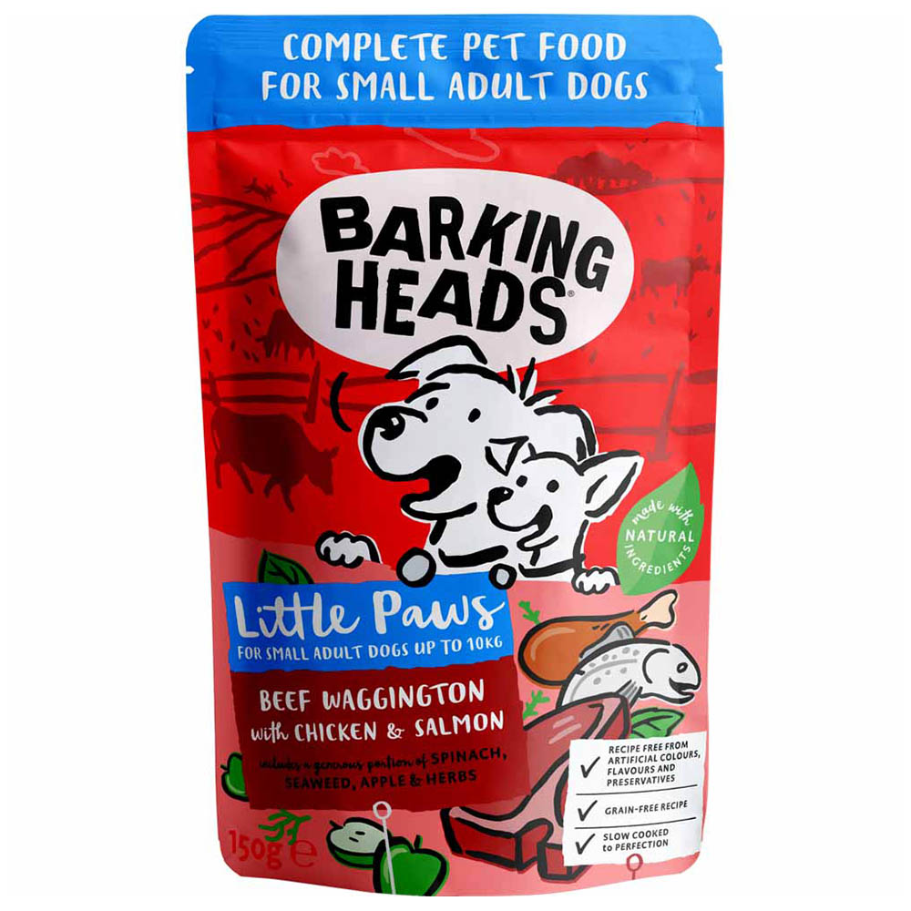 Barking Heads Little Paws Beef 150g | Wilko