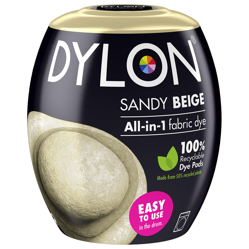 Dylon Sandy Beige Fabric Dye Pod 350g Wilko