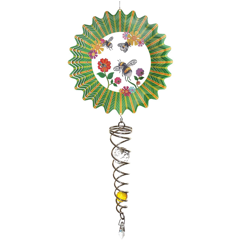 Spinnerz 3D Bee Artist Crystal Tail Wind Spinner Wilko