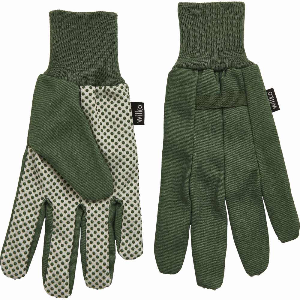 Wilko Cotton Grip Gloves Wilko