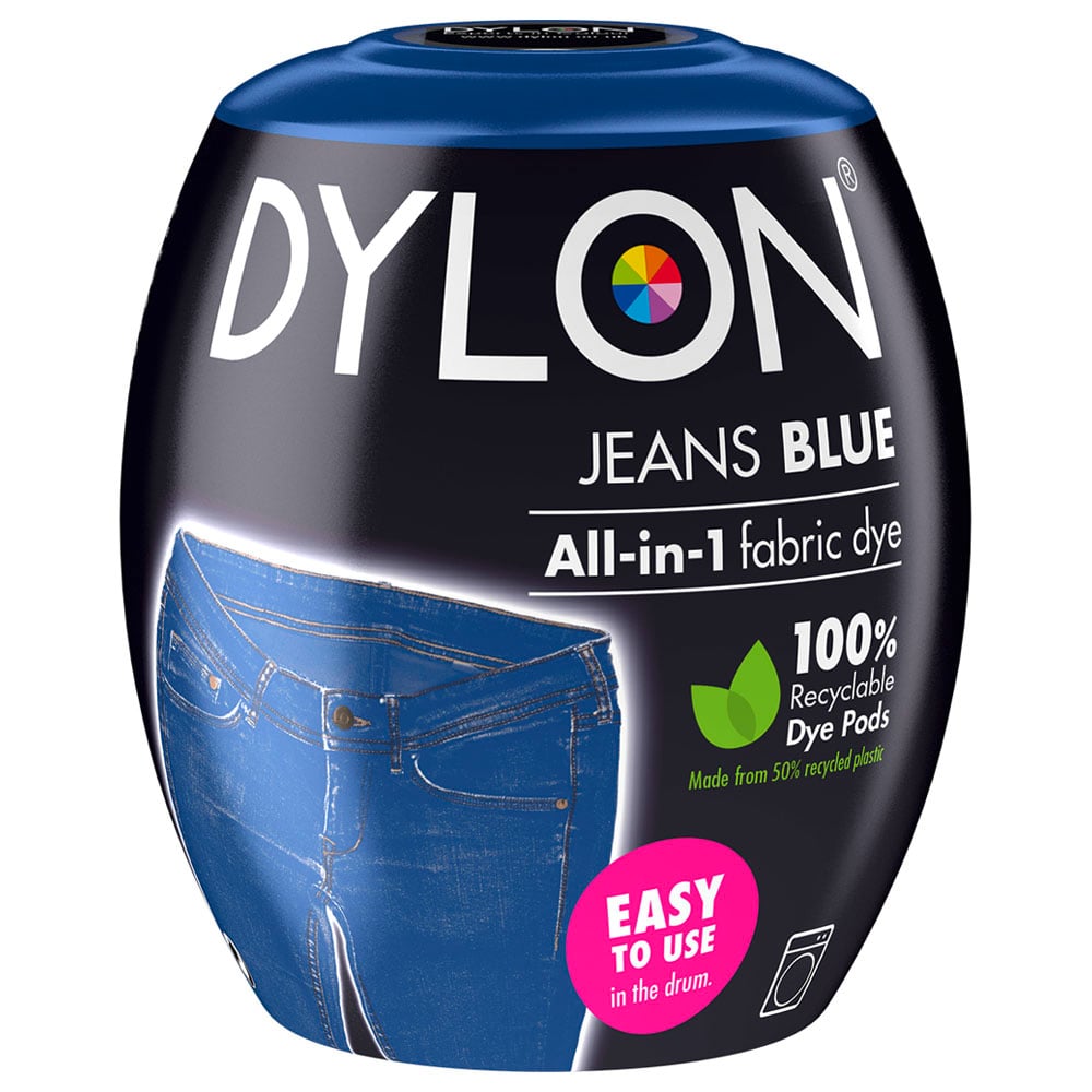 Dylon Jeans Blue Fabric Dye Pod 350g Wilko