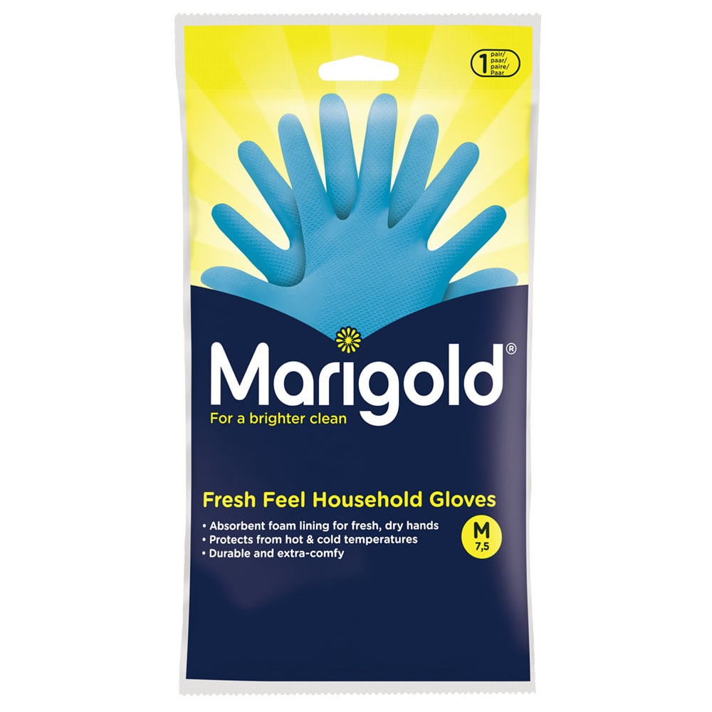 Marigold Fresh Feel Medium Household Gloves Wilko
