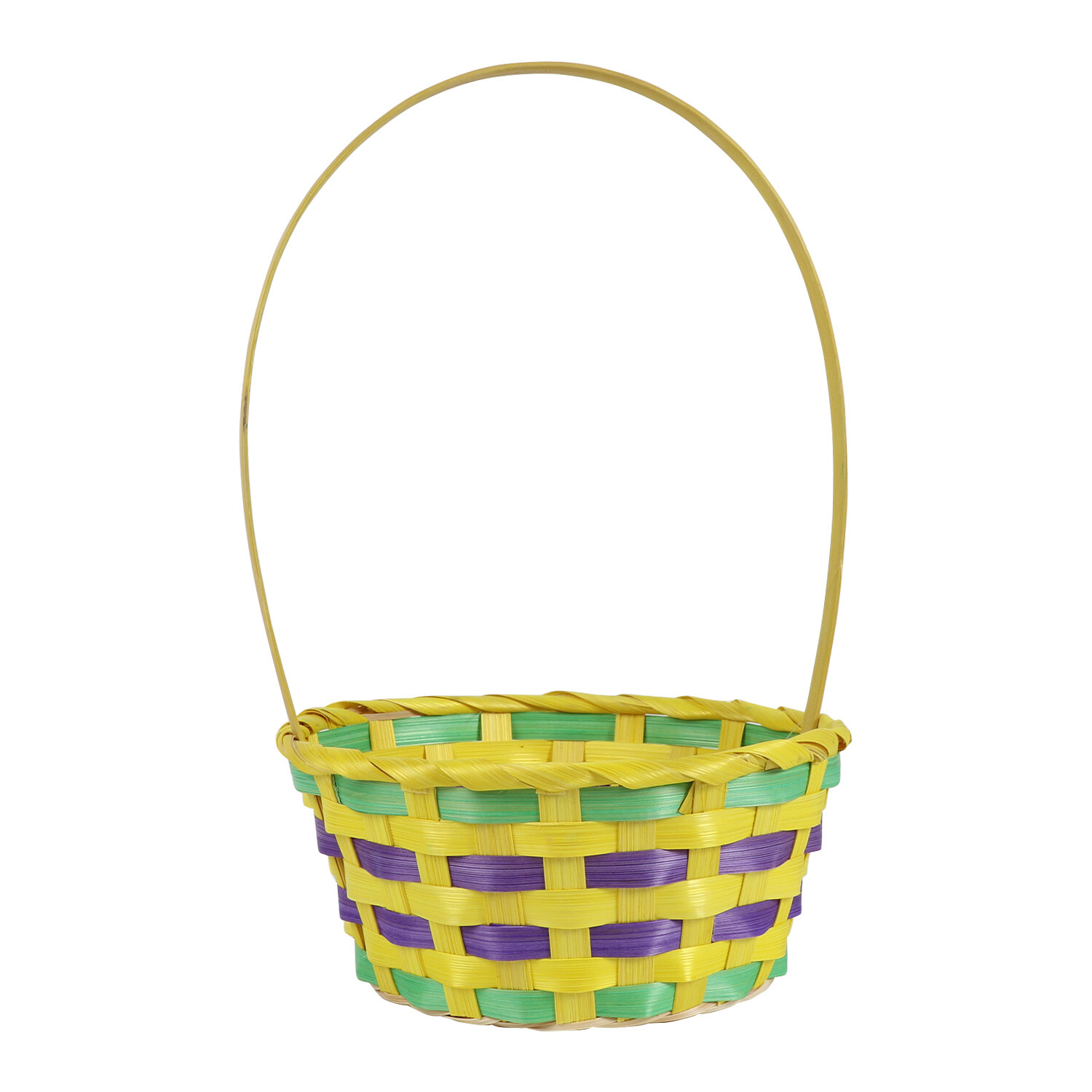 Medium Coloured Easter Basket Wilko