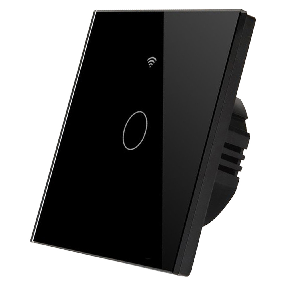 ENERJ 1 Gang Black Smart WiFi Touch Switch Wilko